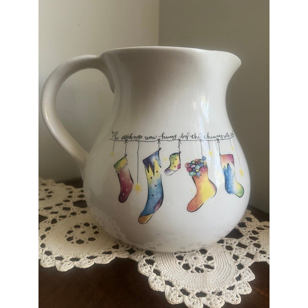 Rosanna Christmas Pitcher